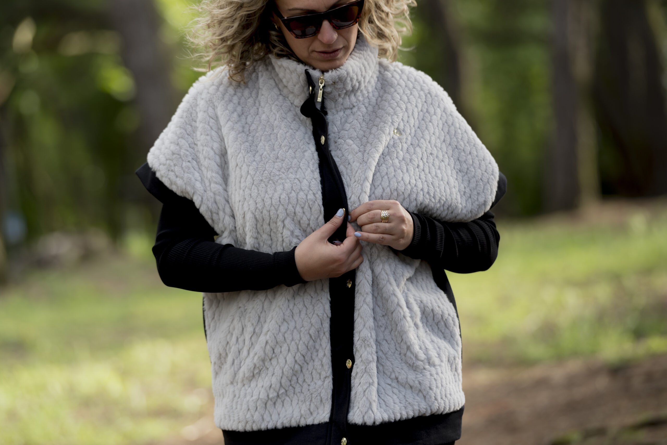 CHALECO OVERSIZE PREMIUM PELO Y ALGODÓN