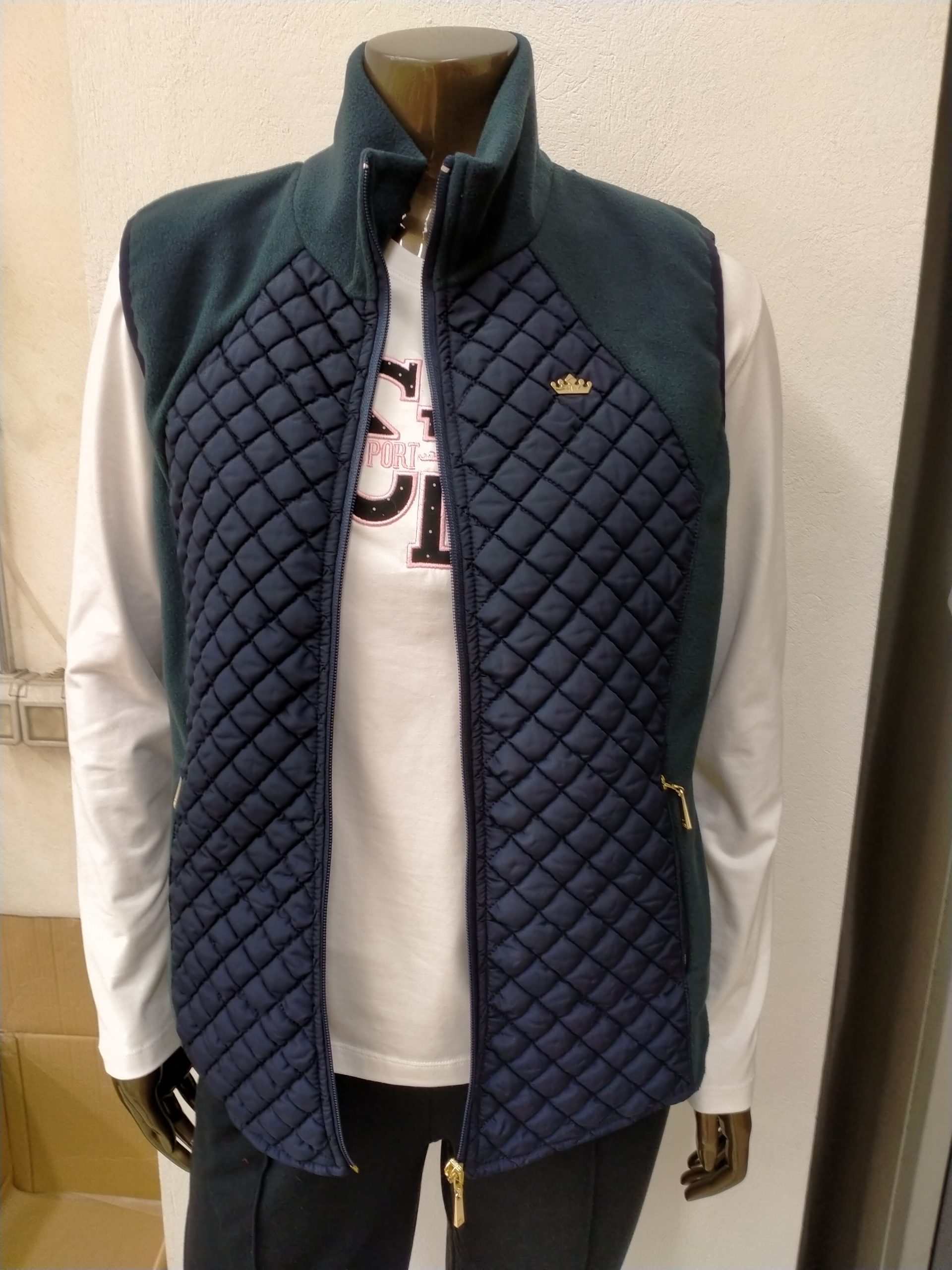 CHALECO ACOLCHADO Y POLAR SLX