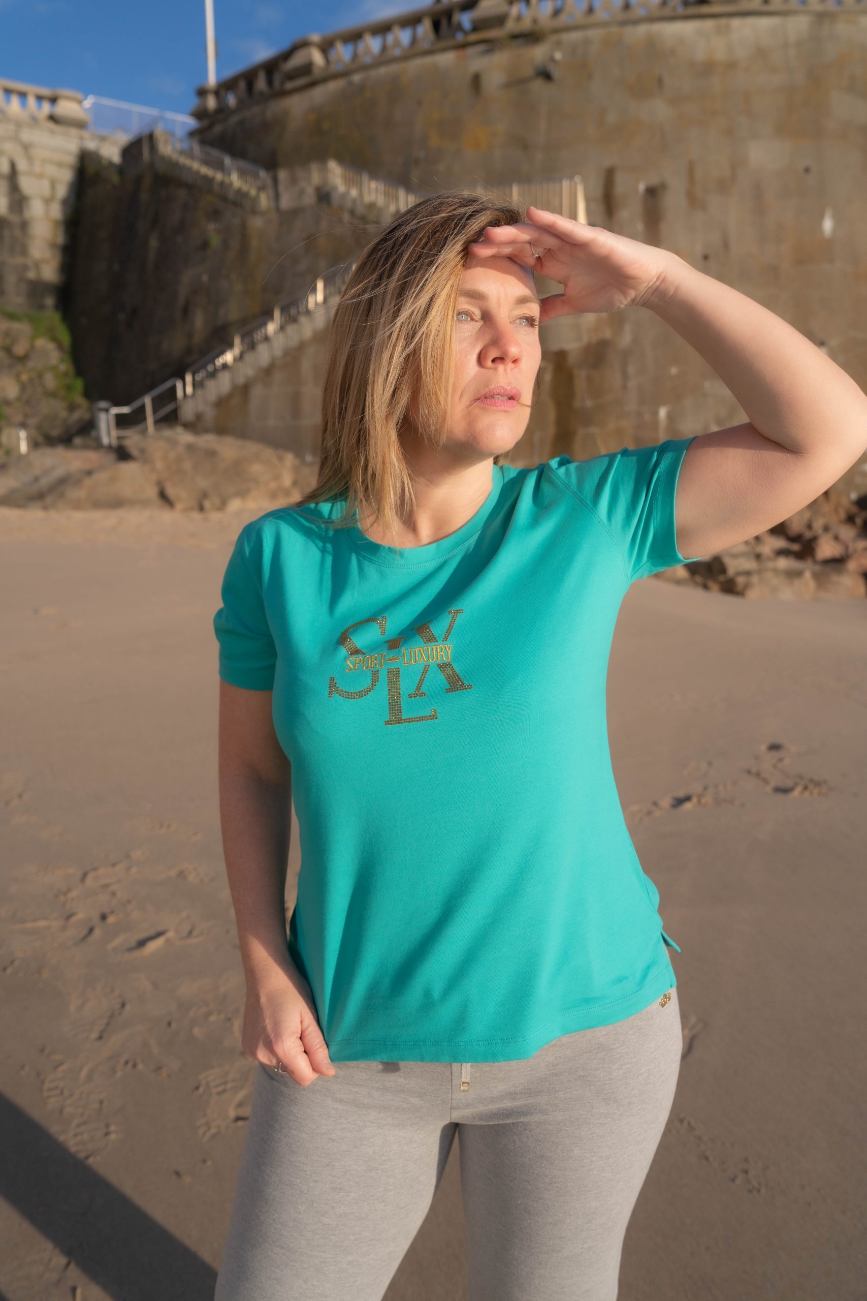 CAMISETA CLÁSICA SLX ALGODÓN Y ELASTÁNO - Imagen 3