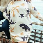 VESTIDO SUDADERA SIRENA BEIGE