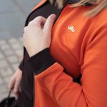 CHAQUETA BASICA BICOLOR CON COSTADILLOS