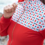 CHAQUETA ESTAMPADO PINTAS SIN CINTURA