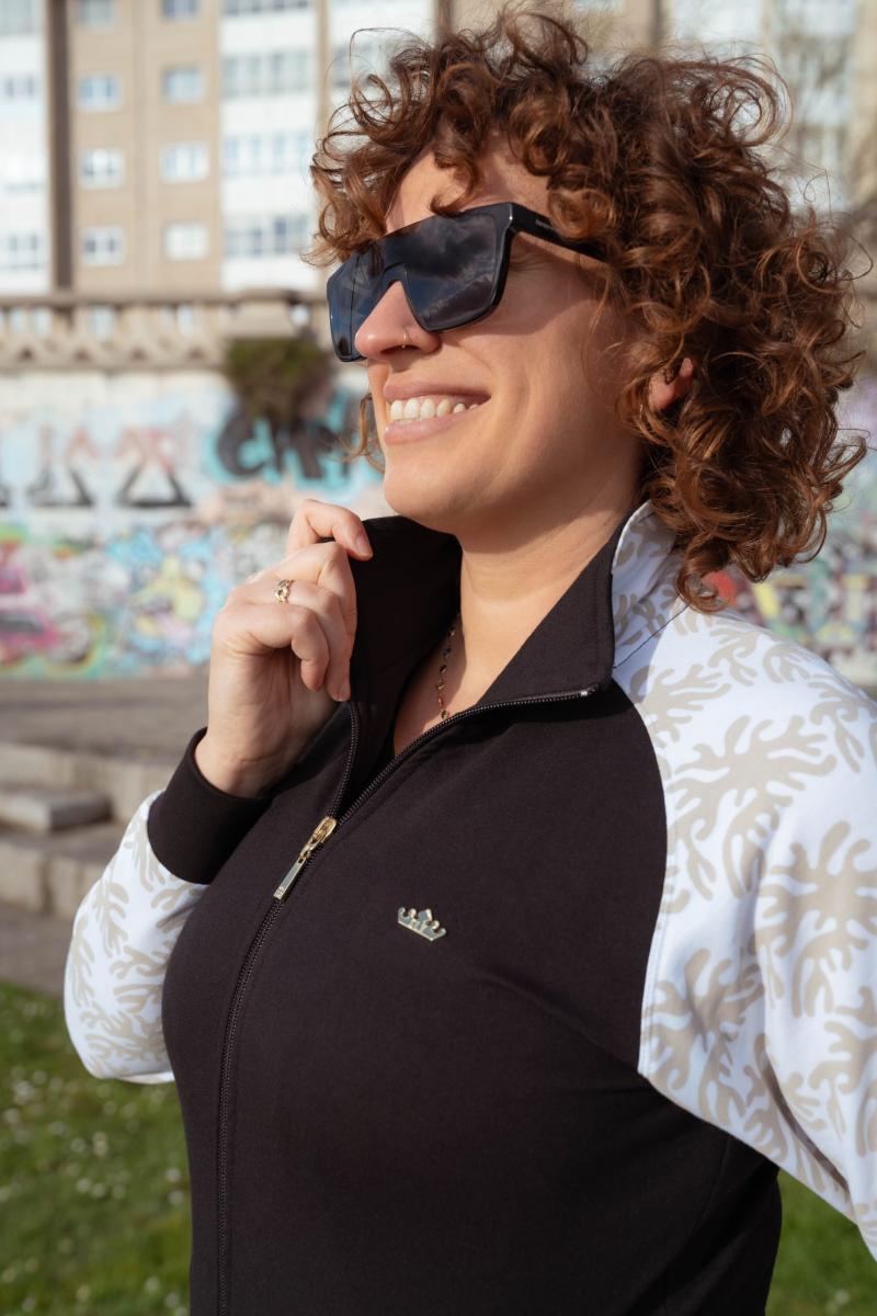 CHAQUETA MANGAS CORALES RANGLÁN