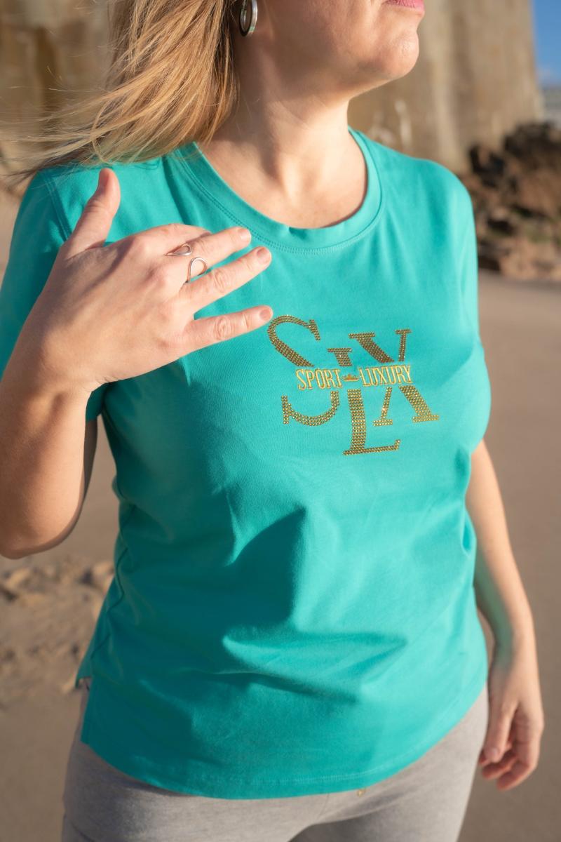 CAMISETA CLÁSICA SLX ALGODÓN Y ELASTÁNO