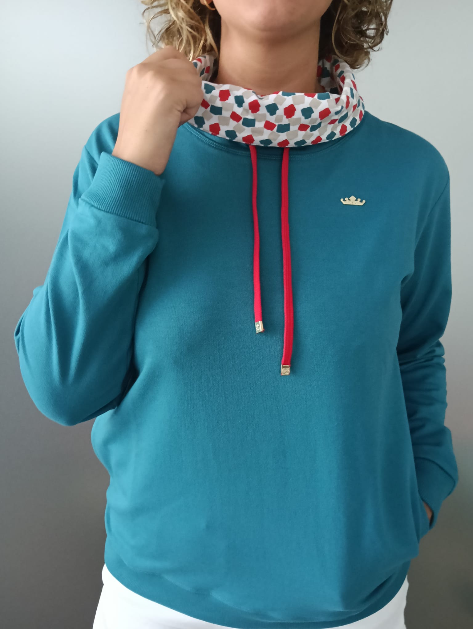 SUDADERA CUELLO CHIMENEA SLX