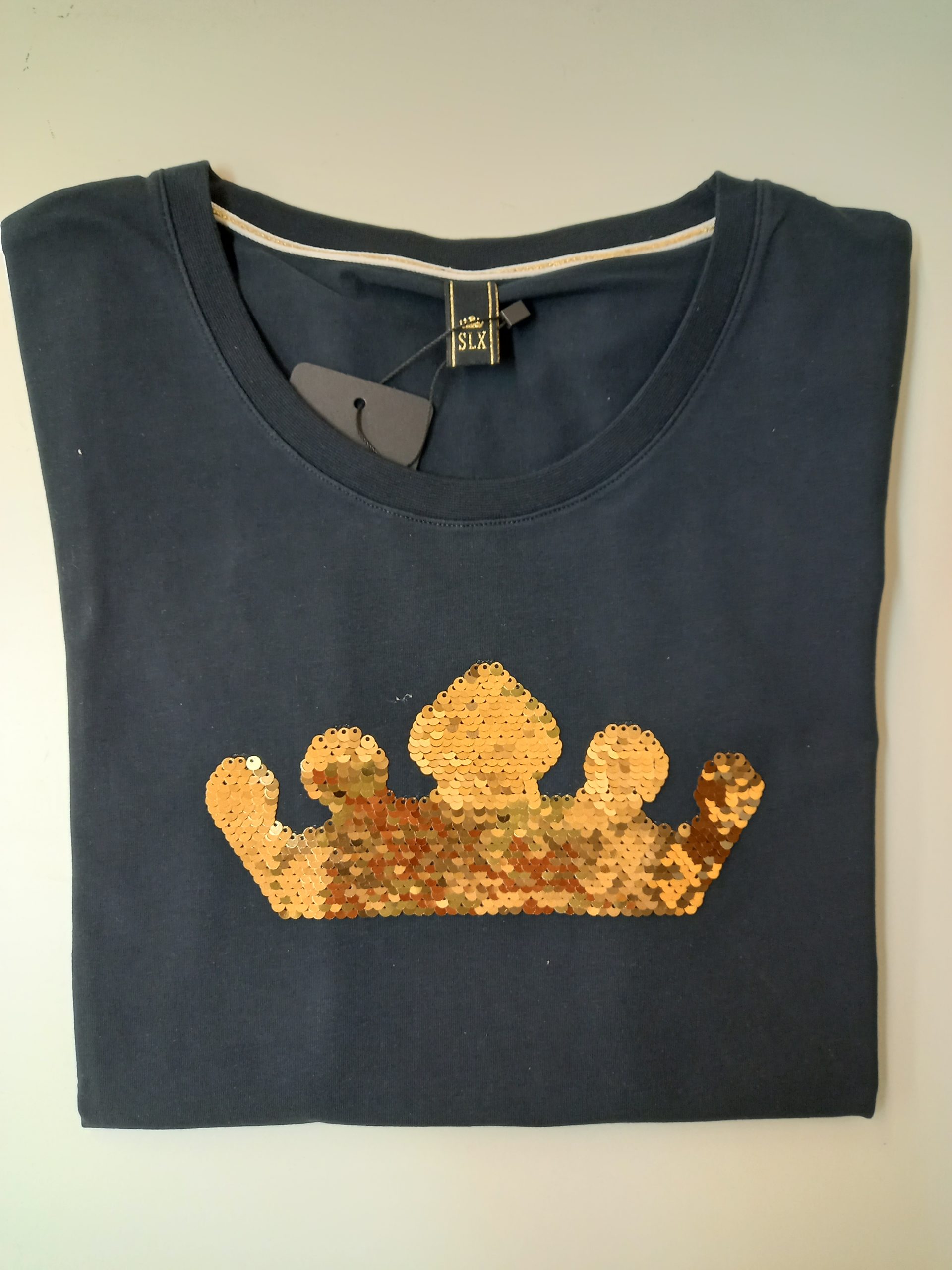 CAMISETA VERANO CORONA LENTEJUELAS REVERSIBLE - Imagen 10