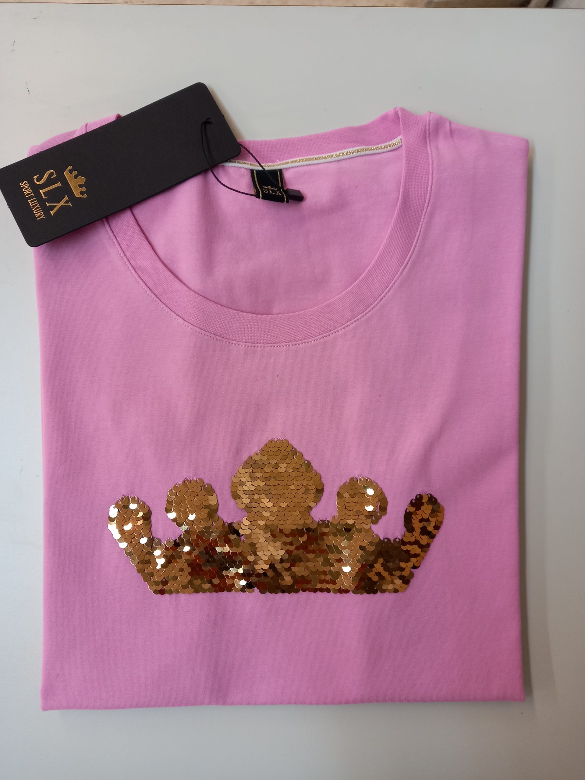 CAMISETA VERANO CORONA LENTEJUELAS REVERSIBLE - Imagen 11