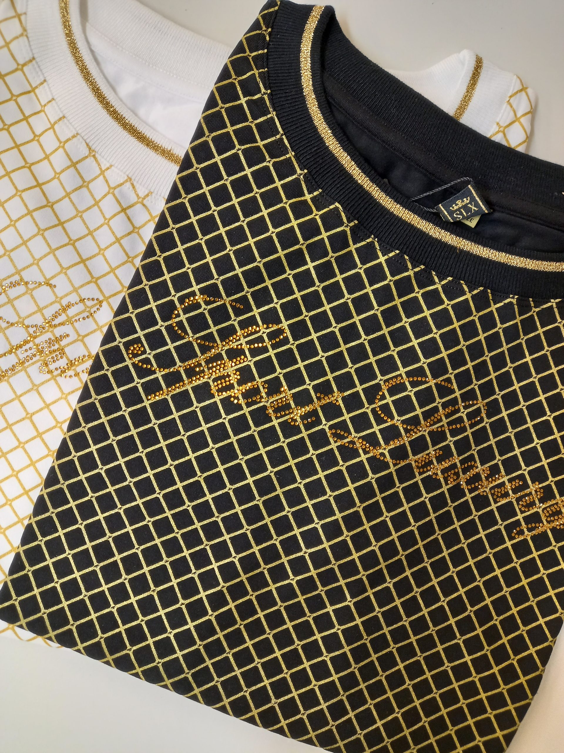 CAMISETA VERANO CUADROS DORADOS SLX - Imagen 2