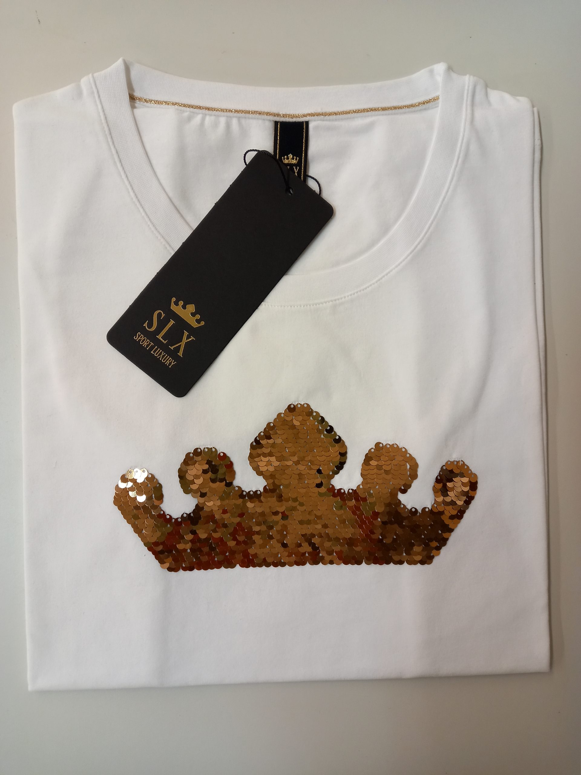 CAMISETA VERANO CORONA LENTEJUELAS REVERSIBLE - Imagen 9