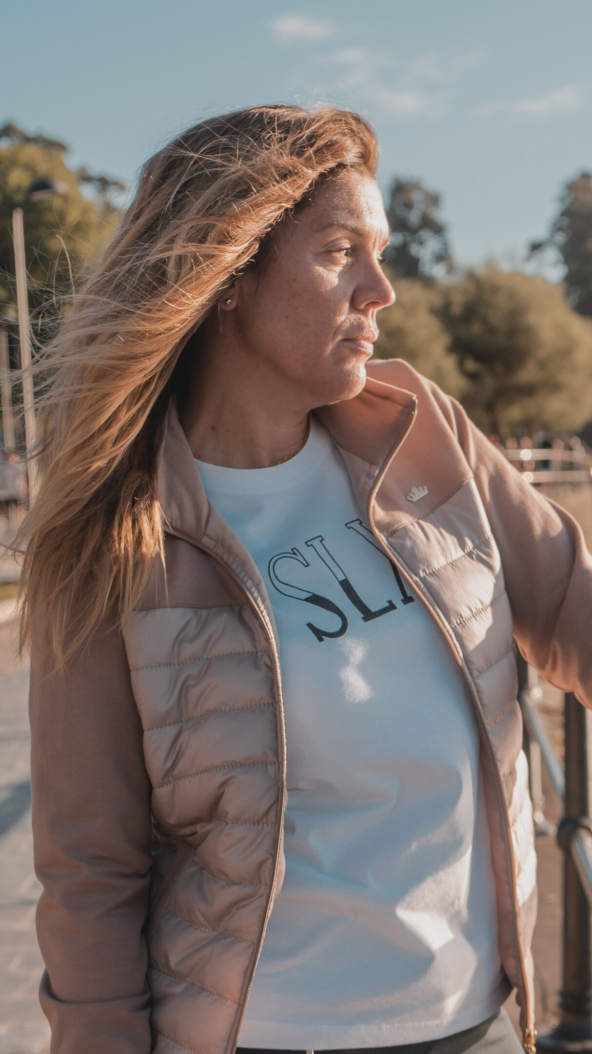 CAMISETA DE INVIERNO LOGO PURPURINA SLX