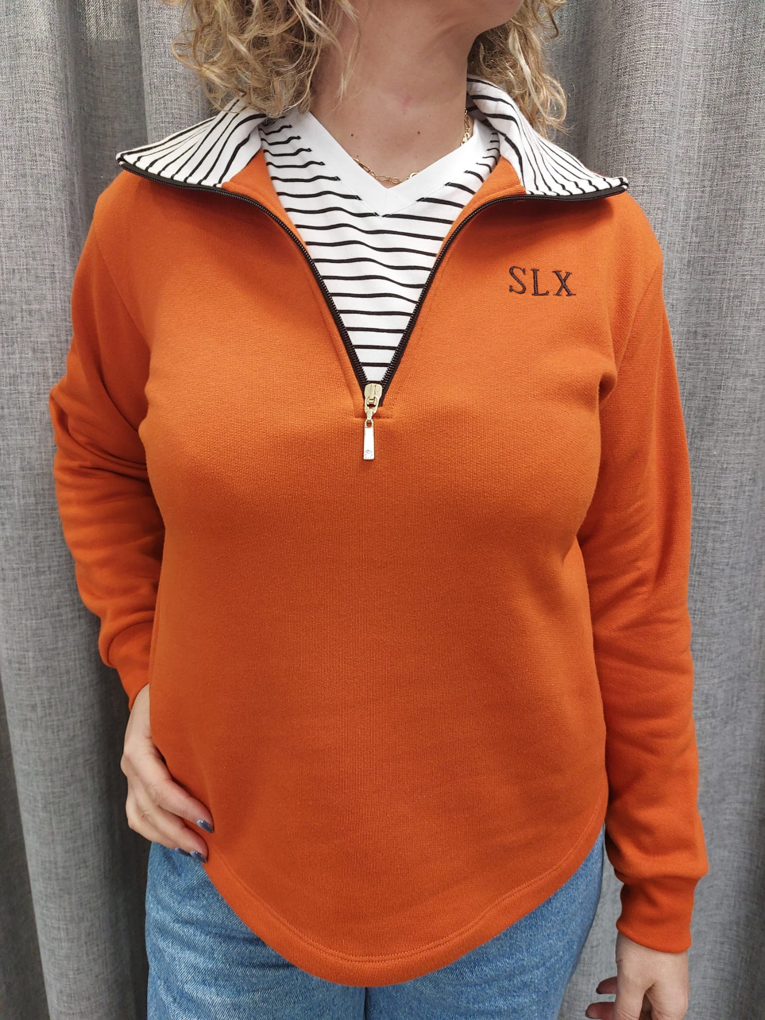 SUDADERA INVIERNO CUELLO DE RAYAS - Imagen 7