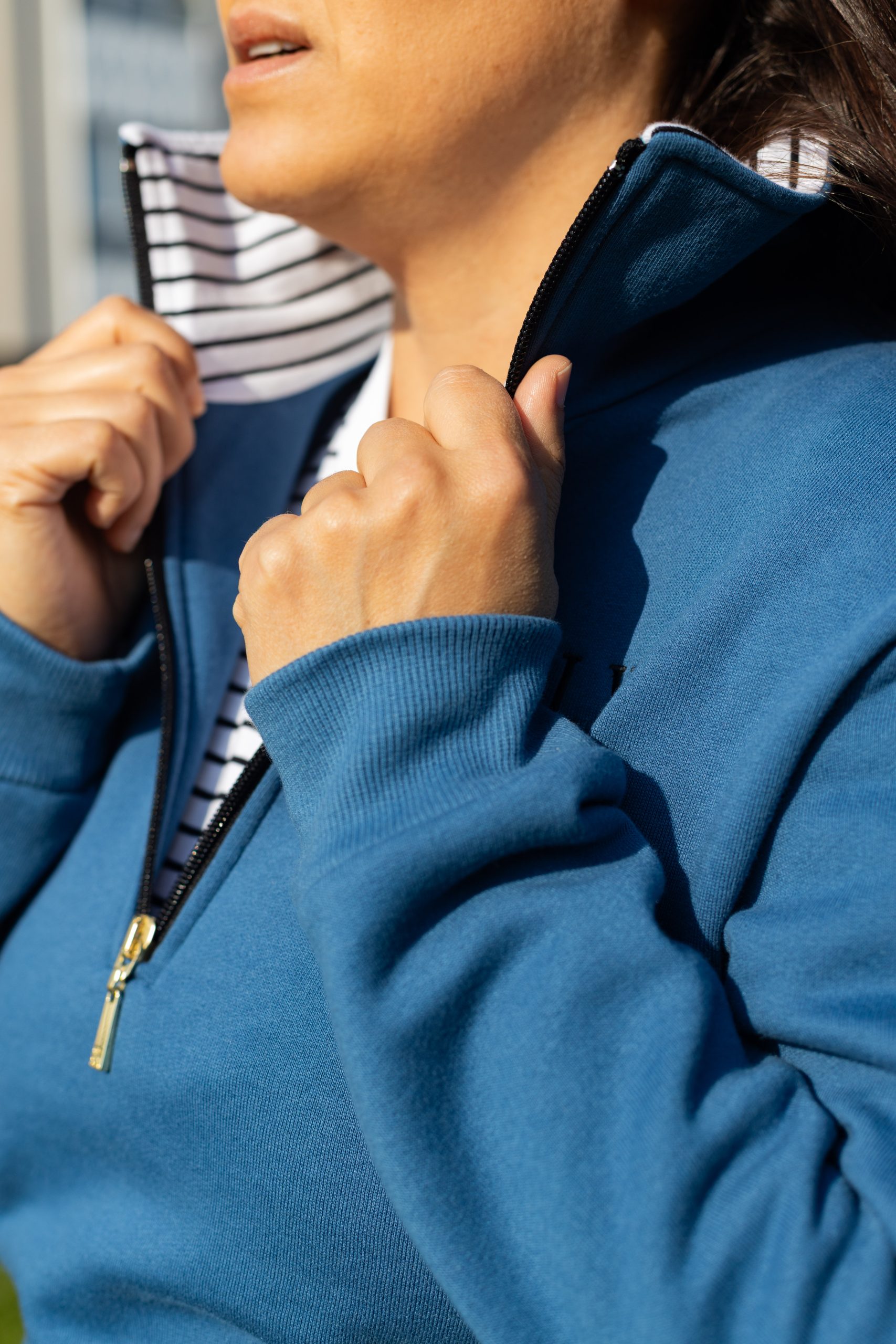 SUDADERA INVIERNO CUELLO DE RAYAS - Imagen 5