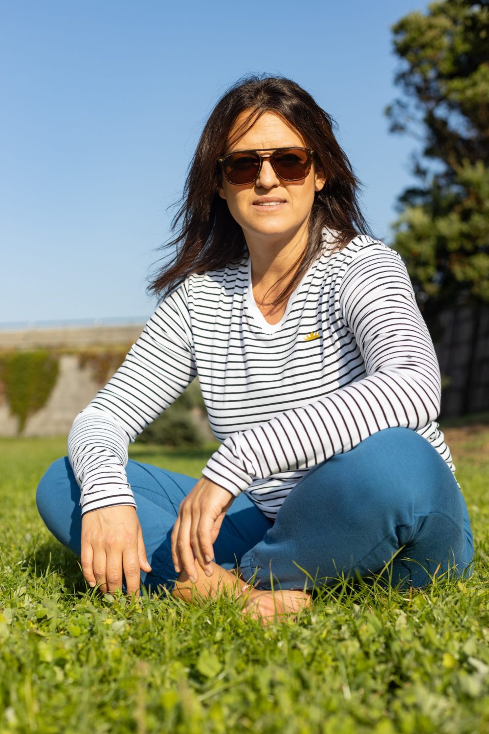 CAMISETA DE INVIERNO RAYAS SLX