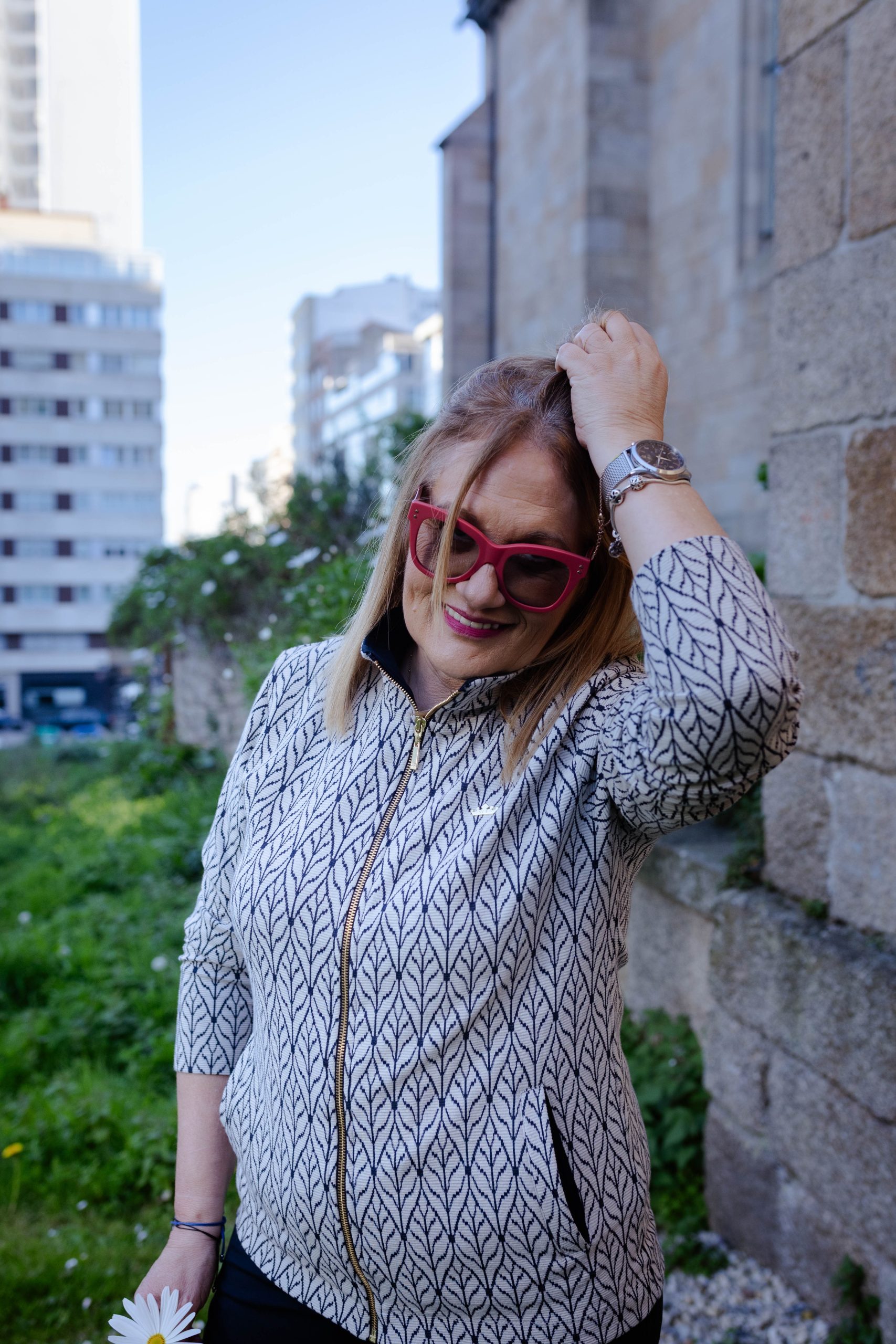 CHAQUETA DE VERANO JAQUARD FEUILLE - Imagen 2